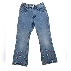 Vintage Y2K Gasoline applique flare leg jeans